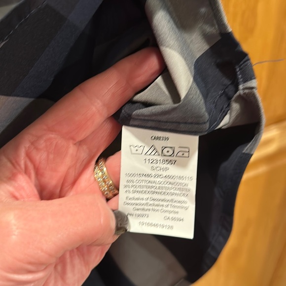 Wrangler Small ATG blue plaid All Terrain Gear short sleeve button down … - Picture 11 of 11